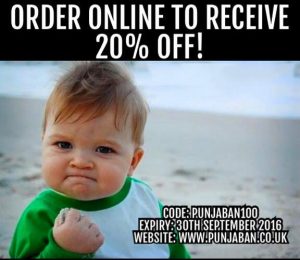 20% off PUNJABAN100